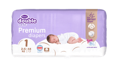 Cotton Newborn plenice, velikost 1, 44/1 + Water Care vlažilni robčki