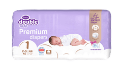 Violeta Cotton Newborn plenice, velikost 1, 44/1 + Water Care vlažilni robčki