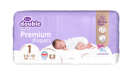 Violeta Cotton Newborn plenice, 44/1 + Water Care robčki, vlažilni