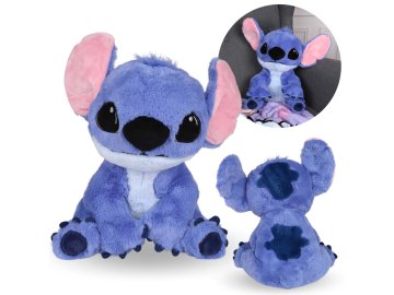 Disney DISNEY Stitch LARGE plišasta maskota, modra plišasta igrača, medvedek za otroke 30 cm