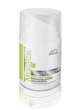 Lady stella MesoVital YOUTH ACTIVE pomlajevalna krema za okoli oči z matičnimi celicami jabolka za vse tipe kože po 35. letu starosti 40ml