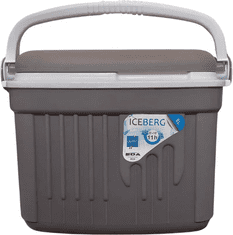 Iceberg Hladilna torba 8L, trda, siva, hladilni vložek 2x200g