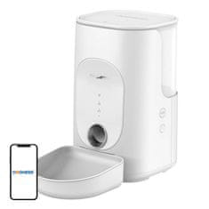 Dogness F16 WiFi 5G 4L pametni dozirnik hrane s plastično posodo (bela)