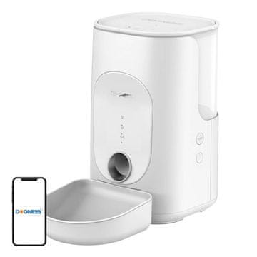 Dogness F16 WiFi 5G 4L pametni dozirnik hrane s plastično posodo (bela)