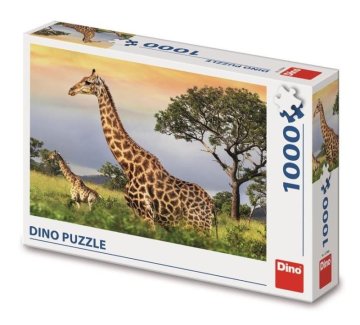 Dino Družina žiraf 1000 Puzzle