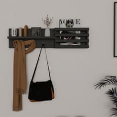 Woody Fashion Stojalo za dvorano, Huso - antracit