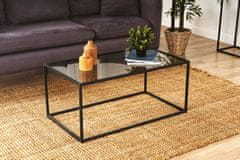 Woody Fashion Miza za kavo, Lizbon - dimljeno steklo