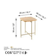Woody Fashion Miza za kavo, SHB-005-A