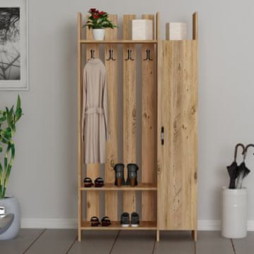 Woody Fashion Stojalo za dvorano, Pro - atlantski bor