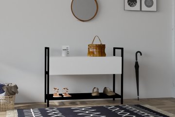 Woody Fashion Omara za čevlje, Narden - Bela