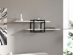 Woody Fashion Stenska polica, Mone - bela