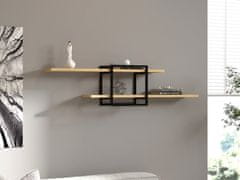 Woody Fashion Stenska polica, Mone - safirni hrast