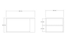 Woody Fashion Miza za kavo, Fenton - hrast