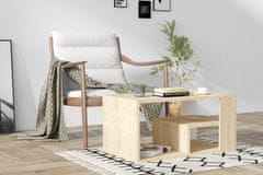 Woody Fashion Miza za kavo, Eros - hrast