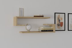 Woody Fashion Stenska polica, Eldo Sapphire Oak