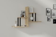 Woody Fashion Stenska polica, Diana - safirni hrast