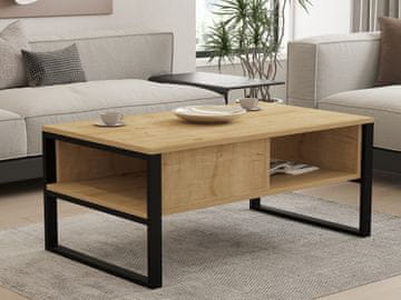 Woody Fashion Miza za kavo, Devon Orta - safirni hrast