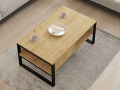 Woody Fashion Miza za kavo, Devon Orta - safirni hrast