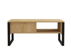 Woody Fashion Miza za kavo, Devon Orta - safirni hrast