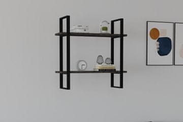 Woody Fashion Stenska polica, Buba - antracit