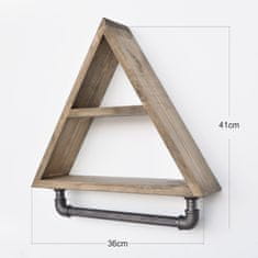 Woody Fashion Polica za cevi, BORURAF119