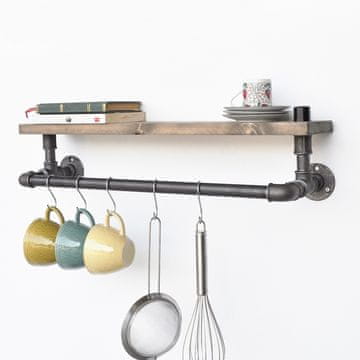 Woody Fashion Polica za cevi, BoruRaf009