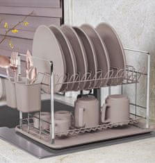 Berlingerhaus Odcejalnik za posodo Taupe Collection BH-8596