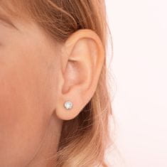 Cutie Jewellery Nežni uhani iz belega zlata s cirkoni Z5024-20-10-X-2