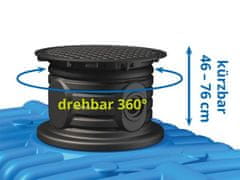 Armex Podzemni rezervoar FLAT 1500 L s filtrom