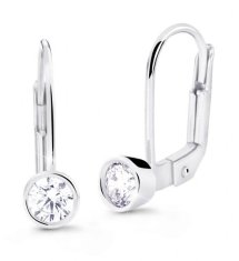 Cutie Jewellery Priljubljeni uhani iz belega zlata Z8017-55-10-X-2