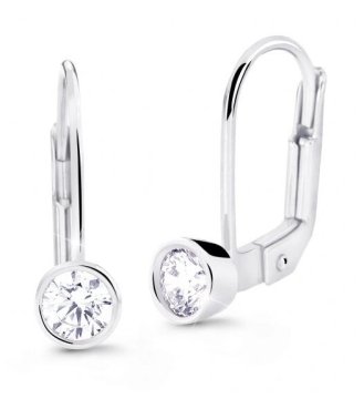 Cutie Jewellery Priljubljeni uhani iz belega zlata Z8017-55-10-X-2