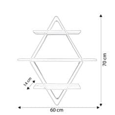 Woody Fashion Stenska polica