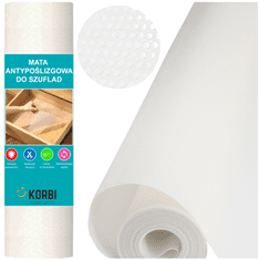 Korbi Zaščitna nedrseča podloga 300x50cm mlečna PVC
