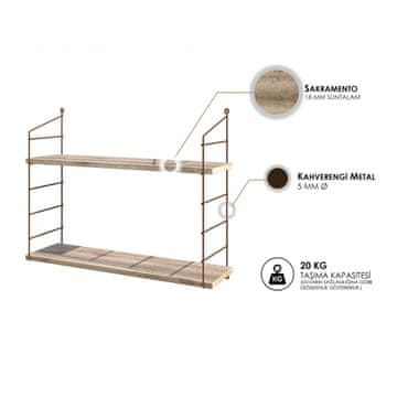 Woody Fashion Stenska polica