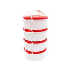 Plastični nosilec za hrano 4x1l