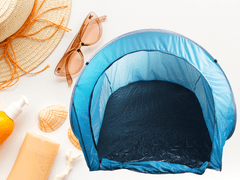CoZy Pop-up šotor z zadrgo 190x120x70 cm - Moder