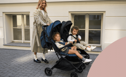  Momi adapterji za povezavo vozičkov, za Andrea vozičke, črni, 3/1 