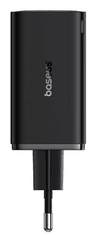 BASEUS GaN6 hišni polnilec, 60W, 2x USB, 2x USB-C, črn (P10162701113-00)
