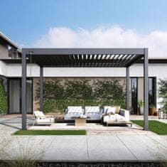 Rojaplast Bioklimatska pergola INTRO NEO 4x3 m, aluminij – prostostoječa