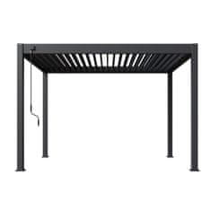 Rojaplast Bioklimatska pergola INTRO NEO 3,6x3 m, aluminij in jeklo – prostostoječa - Z MONTAŽO