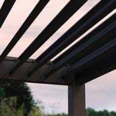 Rojaplast Bioklimatska pergola INTRO NEO 3,6x3 m, aluminij in jeklo – prostostoječa - Z MONTAŽO