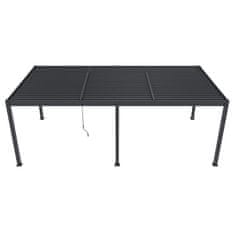 Rojaplast Bioklimatska pergola INTRO DUO 7,2x3,6 m, aluminij - samostoječa, tri-conska