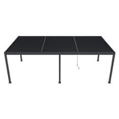 Rojaplast Bioklimatska pergola INTRO DUO 8x4 m, aluminij - samostoječa, tri-conska
