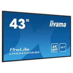 iiyama ProLite LH4341UHS-B2 43" (108cm) UHD IPS HDMI/VGA 24/7 informacijski zaslon