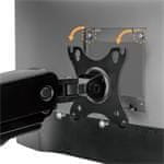 Brateck LDT60-C012 HEAVY DUTY namizno držalo za 1 monitor, črno