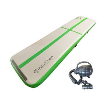 Master Sport Airtrack napihljiva podloga 400 x 100 x 20 cm - zelena