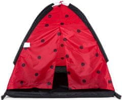 ECOTOYS Otroški šotor z vhodnim tunelom Ladybug