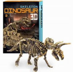 Dino 3D sestavljanka zaver: Triceratops