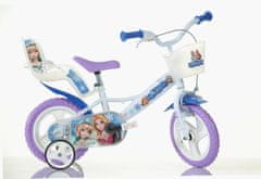 Dino bikes Dekliško kolo SNOW QUEEN 12" belo