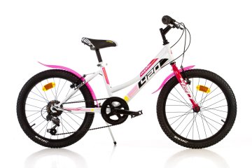 Dino bikes športno dekliško kolo 20" belo